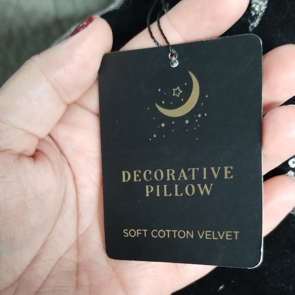 Big Beaded Moon Pillow - Picture 3 of 9